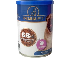 4Vets CANNED FOOD DOG PREMPET TURK IN SAUC 415
