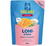 4Vets WET DOG FOOD HAUHAU CHAMPION lašiša 260G