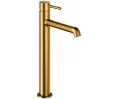 Maišytuvas praustuvui KFA 5032-632-31 / KFA / MOZA / Baterija MINI UMYWALKOWA STOJĄCA NABLATOWA, BRUSHED GOLD + CLICK CLACK