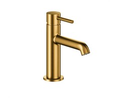 Maišytuvas praustuvui KFA 5032-835-31 / KFA / MOZA / Baterija MINI UMYWALKOWA STOJĄCA Z KORKIEM CLICK CLACK, BRUSHED GOLD