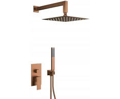 5139-501-34 / KFA / LOGON / Rinkinys NATRYSKOWY PODTYNKOWY Z BATERIĄ 3 FUNKCYJNĄ, PVD BRUSHED ROSE GOLD /