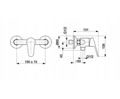 5416-010-00 / KFA / SPARC / SIENOS DUŠO ĮRENGIMAS, CROMAS /