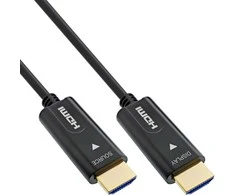 Inline Įmontuotas HDMI - HDMI kabelis 1,5 m, juodas