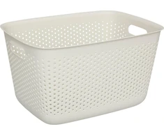 5five Simply Smart SIENNE ažūrinis konteineris, plastikinis, su rankenomis, 17 l