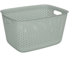 5five Simply Smart SIENNE ažūrinis konteineris, plastikinis, su rankenomis, 17 l