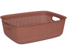 5five Simply Smart SIENNE ažūrinis konteineris, plastikinis, su rankenomis, 10 l