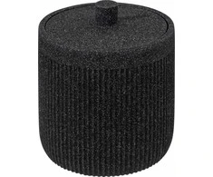 5five Simply Smart Talpykla vatos diskams ir pagaliukams ONYX, šiferis, Ø 9,9 cm