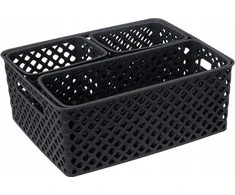 5five Simply Smart Plastikinių laikymo krepšelių rinkinys FOLK, 4 vnt.