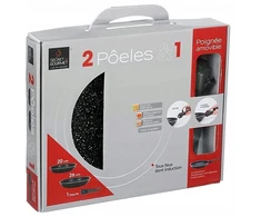 5five Simply Smart Keptuvės su akmens danga ir nuimama rankena, Ø 20 ir 26 cm, 2 vnt.