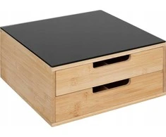 5five Simply Smart Bamboo Juoda bambuko kavos kapsulės talpykla