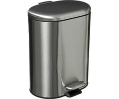 5five Simply Smart Šiukšlių dėžė su SILIFLEX pedalu, 6 l, inox