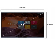65KD1 METZ interaktyvus monitorius 65 colių 4K lietimui jautrus DLED Wi-Fi6 LAN 8GB/128GB 24/7 Android 11 su sieniniu laikikliu