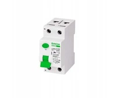 6kA 2P 25A 30mA diferencialinis automatinis jungiklis, tipas: AC GACIA PR8NM 2P 25A 30MA AC