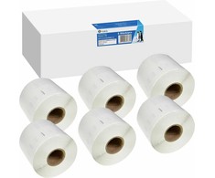 G&amp;G 6x G&amp;G Etiketten 54mm x 101mm sw Komp. m. Dymo S0722430/ 99014