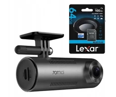 70mai vaizdo įrašymo įrenginys M310 vaizdo įrašymo įrenginys + 64 GB „Lexar“ kortelė