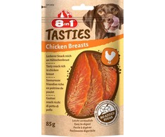 8in1 Tasties vištienos krūtinėlės skanėstai šunims, 85 g