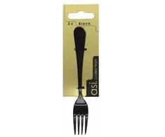 Asi Collection Cake forks 2pcs. Juodas 1,5mm