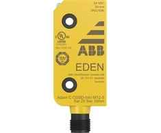 ABB Adam C OSSD-Info M12-5 jutiklis statiniams signalams, skirtas agresyviai darbo aplinkai 2TLA020051R5401