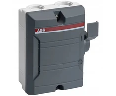 ABB Apsauginis izoliacinis jungiklis 25A 2P IP65 korpuse BW225DP 2CMA142400R1000