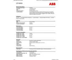 ABB CR-M4SS lizdas CR-M 2c/o arba 4c/o 1SVR405651R3000 relei