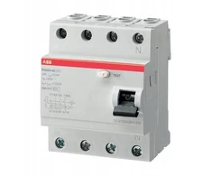 ABB Diferencialinis automatinis jungiklis 4P 63A 30mA AC momentinis FH204 AC-63/0.03 2CSF204002R1630