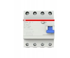 ABB Diferencialinis automatinis jungiklis 4P 63A 30mA AC momentinis FH204 AC-63/0.03 2CSF204002R1630