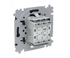 ABB dvigubas laiptų jungiklis ZONI matinės juodos spalvos 3559T-A52345 237W 2CHT595235A6237