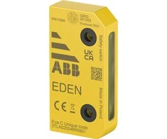 ABB „Eva C“ jutiklis su unikaliu DYN/OSSD kodu, agresyviai darbo aplinkai reikalingas suporavimas su „Adam 2TLA020046R0901“ jutikliu