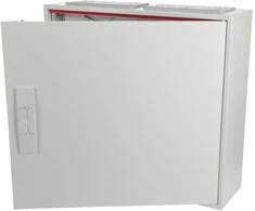 ABB Hermetiškas plieno paviršinio montavimo modulinis paskirstymo skydas „ComfortLineCA 3x24 72M“ IP44 125A II klasės pilnų durelių N+PE „Quick CA23V 2CPX0“