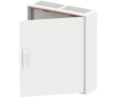 ABB Hermetiškas plieno paviršinio montavimo modulinis paskirstymo skydas „ComfortLineCA 4x24 96M“ IP44 125A II klasės pilnų durų N+PE „Quick CA24V 2CPX0“