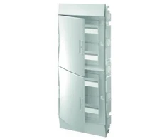 ABB Mistral41F 4x12 48M IP41 100A įleidžiamas modulinis paskirstymo skydas, II klasė, tvirtos durys, N+PE, sriegiamo tipo, 41A12X41A 1SLM004102A1108