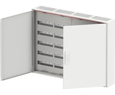 ABB Modulinė modulinė paviršinio montavimo hermetinė plieninė skirstomoji spinta ComfortLineCA 5x48 240M IP44 125A II klasė pilnos durys N+PE Quick CA45V 2CPX