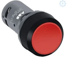 ABB Monostabilus mygtukas 22 mm įgaubtas 2Z raudonas CP1-10R-20 1SFA619100R1021