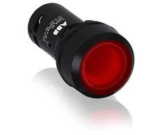 ABB monostabilus įgaubtas mygtukas 1NC raudonas - 1SFA619100R1341