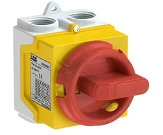 ABB Rozłącznik geltona ir-raudona plastikowy IP67 4P 20A 400V AC22 ONE20M4Y (1SCA135540R1001)