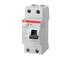 ABB Srovės nuotėkio relė FH202, 25A, 6kA, 30mA AC, 2P