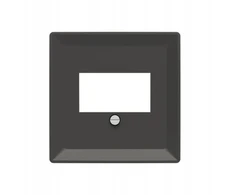 ABB ZONI USB dangtelis, matinės juodos spalvos 5014T-A00040 237 2CHT290040A4237