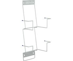 Abena Glove stand Flexi rack 12,5 cm x 260 x 414 mm sidabrinis nerūdijantis plienas 2 dėžutėms (490252)