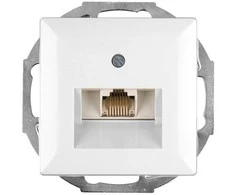 Abex RJ45 kompiuteris vienas neekranuotas 6Cat balta