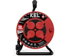 Kel Plastrol ProFESIONAL LINE kanalizacijos įvadas; 4x2p + Z; IP44; 16A; H05RR-F; 3x1,5; 30m; Juodas (W-97055)