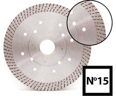 Abraboro Deimantinis diskas plytelėms 230 x 25,4/22/10 N15 Turbo (AB23000015)