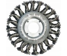 Abraboro Diskinis šepetys 115 mm/22,2 ABRABORO - pinta viela 0,5 mm INOX