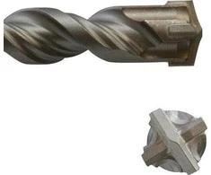 Abraboro Gręžtuvas Betono grąžtas SDS-Plus 10/450/400 ABRABORO 4 ašmenų