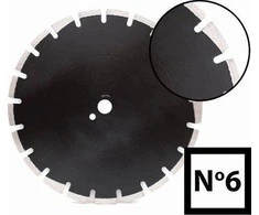 Abraboro Deimantinis diskas asfaltui 350 x 25,4/10 N6 lazeris (AB35000006)