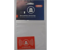 Abus ABUS WarnSticker Alarm -D- 148x105mm