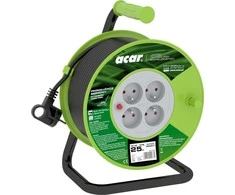 Acar būgno pailginimo kordas 25m juodas (M02048)