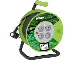 Acar PZ-4Z/OTM H05VV-F 3G1.0 20M ištraukiamas ilgintuvas