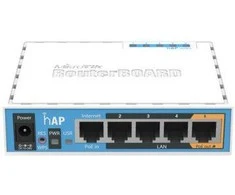 MIKROTIK RB951Ui-2nD hAP prieigos taškas 2.4GHz 5x RJ45 100Mb/s