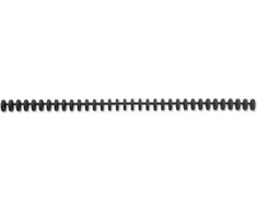 GBC Acco Backs 12mm juodas (388064E)