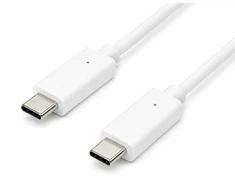 Accura USB-C - USB-C 2.0m 100W balta